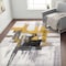 World Rug Gallery Contemporary Modern Abstract Area Rug 3'3'' x 5' Gold 950GOLD3X5 - alternate 2